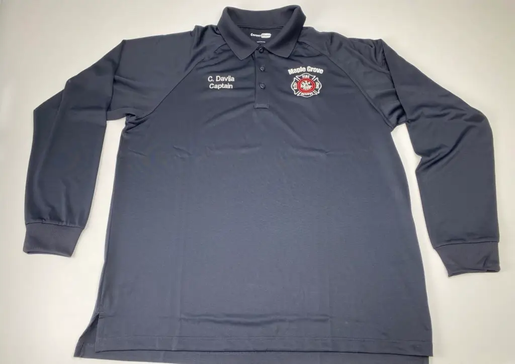 Maple Grove Fire Rescue Long Sleeve Polo